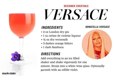 Versace Drink recipe .